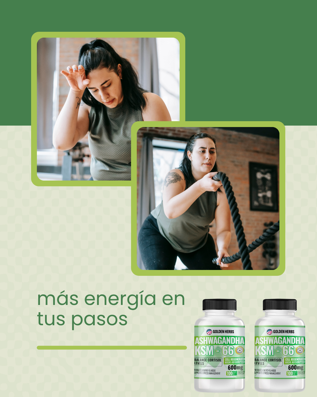🧘‍♀️ Reduce el Estrés, Mejora tu Energía y menos centímetros de Forma Natural con Ashwagandha