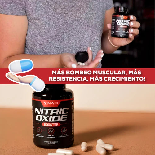 🔥 Óxido Nítrico 60 Cápsulas – Más Fuerza, Circulación y Resistencia
