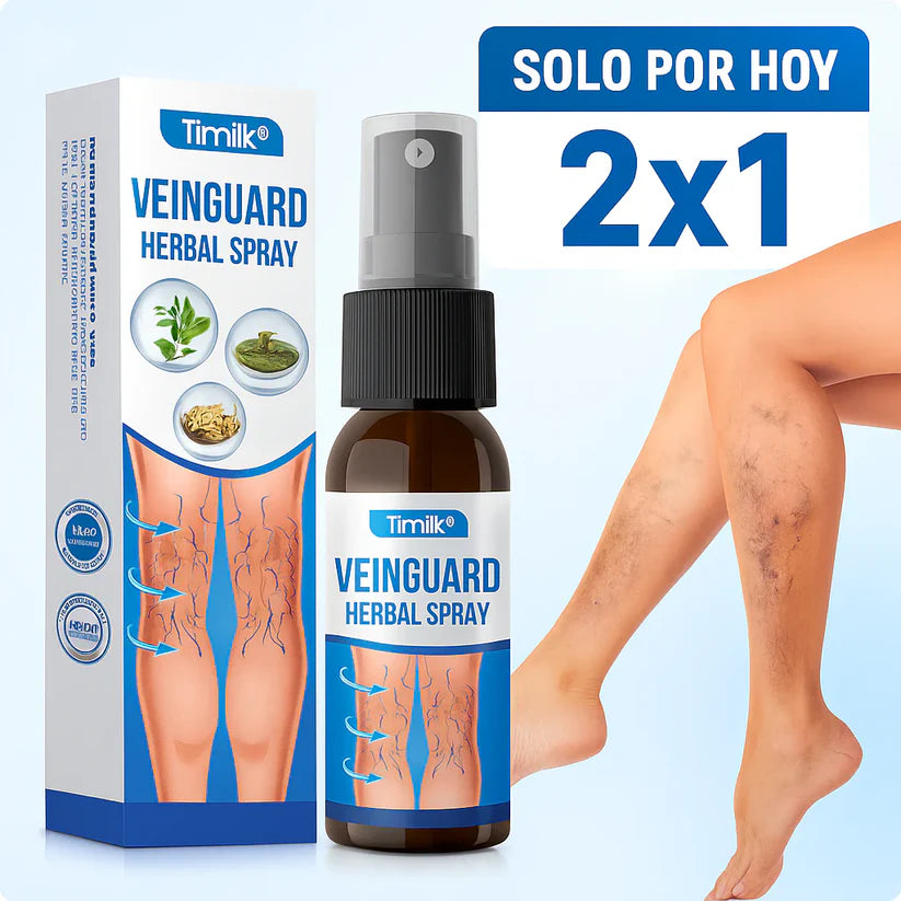 🔥 Lleva 2 + 1 GRATIS – VarixFree® Spray Herbal Plus 🌿