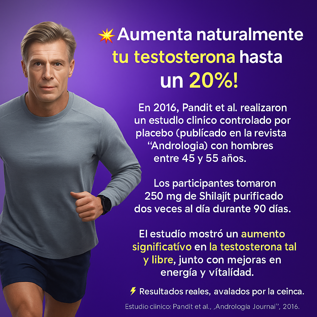 ⚡ Shilajit Puro del Himalaya + Shilajit Gummies GRATIS La combinación definitiva para energía, potencia y rendimiento diario.