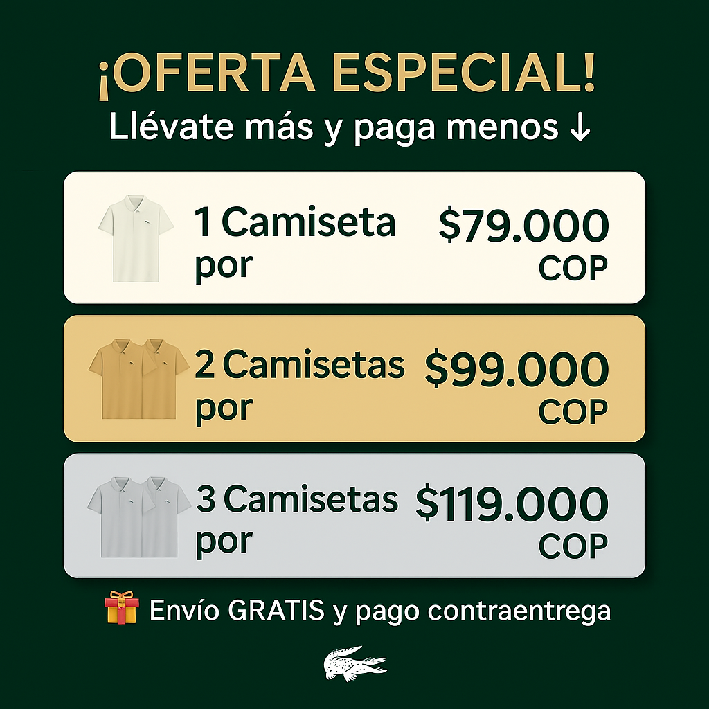 ¡La camiseta polo premium que te hace ver elegante y fresco en cada ocasión!