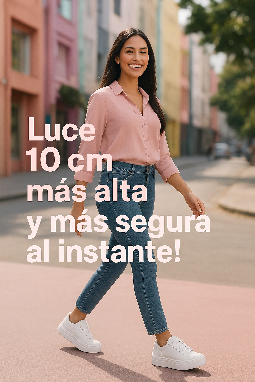 El tenis que transforma tu look y te da 10 cm de altura con total confort — ideal para mujeres modernas, seguras y con estilo.