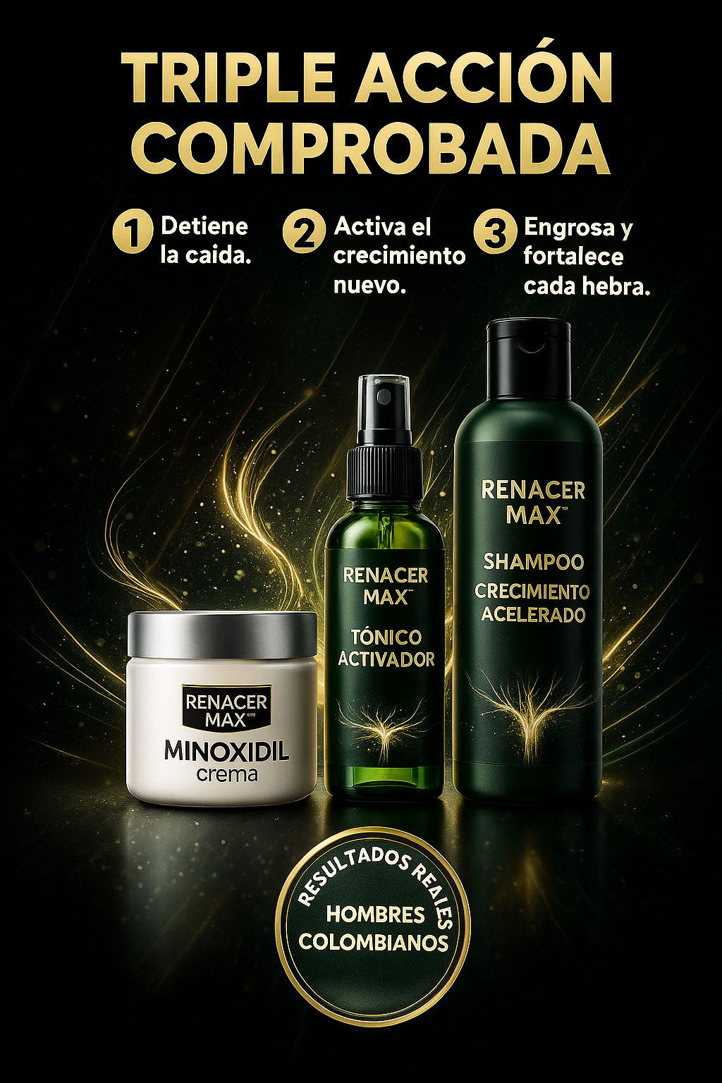 🧴 🔥 ¡RECUPERA TU CABELLO Y TU BARBA EN TIEMPO RÉCORD! 🔥