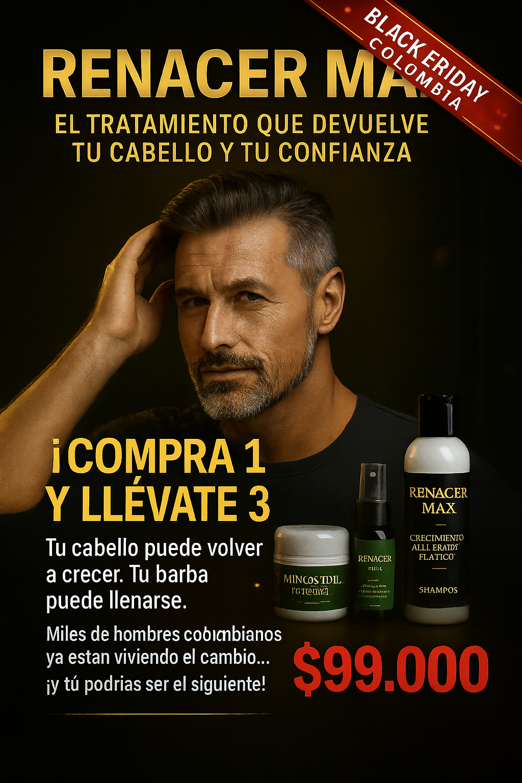 🧴 🔥 ¡RECUPERA TU CABELLO Y TU BARBA EN TIEMPO RÉCORD! 🔥
