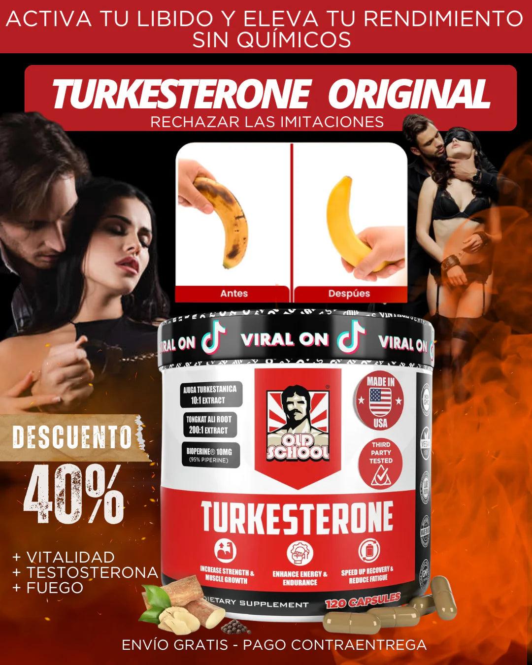 Turkesterone PRO Old School – 120 Caps