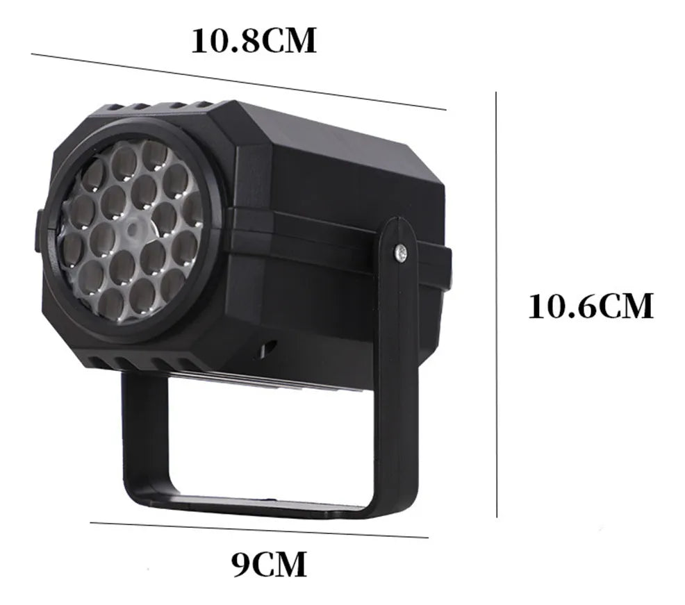 Ambiente navideño instantáneo sin cables ni instalaciones complicadas.