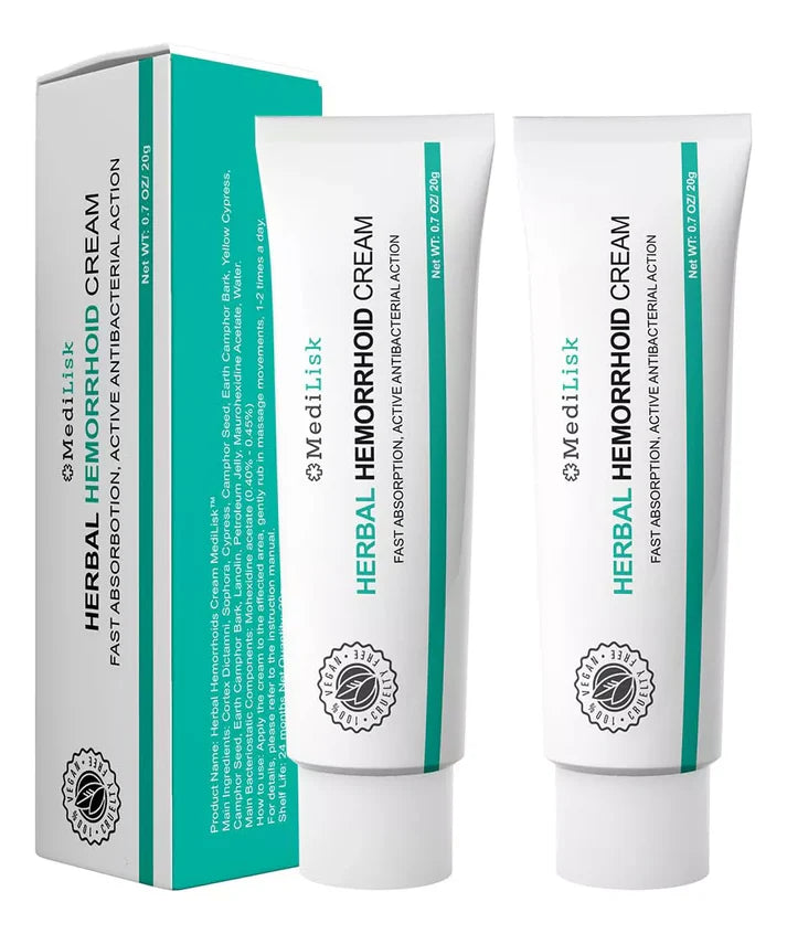 2x1 - Crema Herbal para Hemorroides