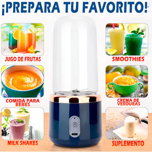 LICUADORA PORTATIL 500 ml ¡TU BATIDO AL MOMENTO!