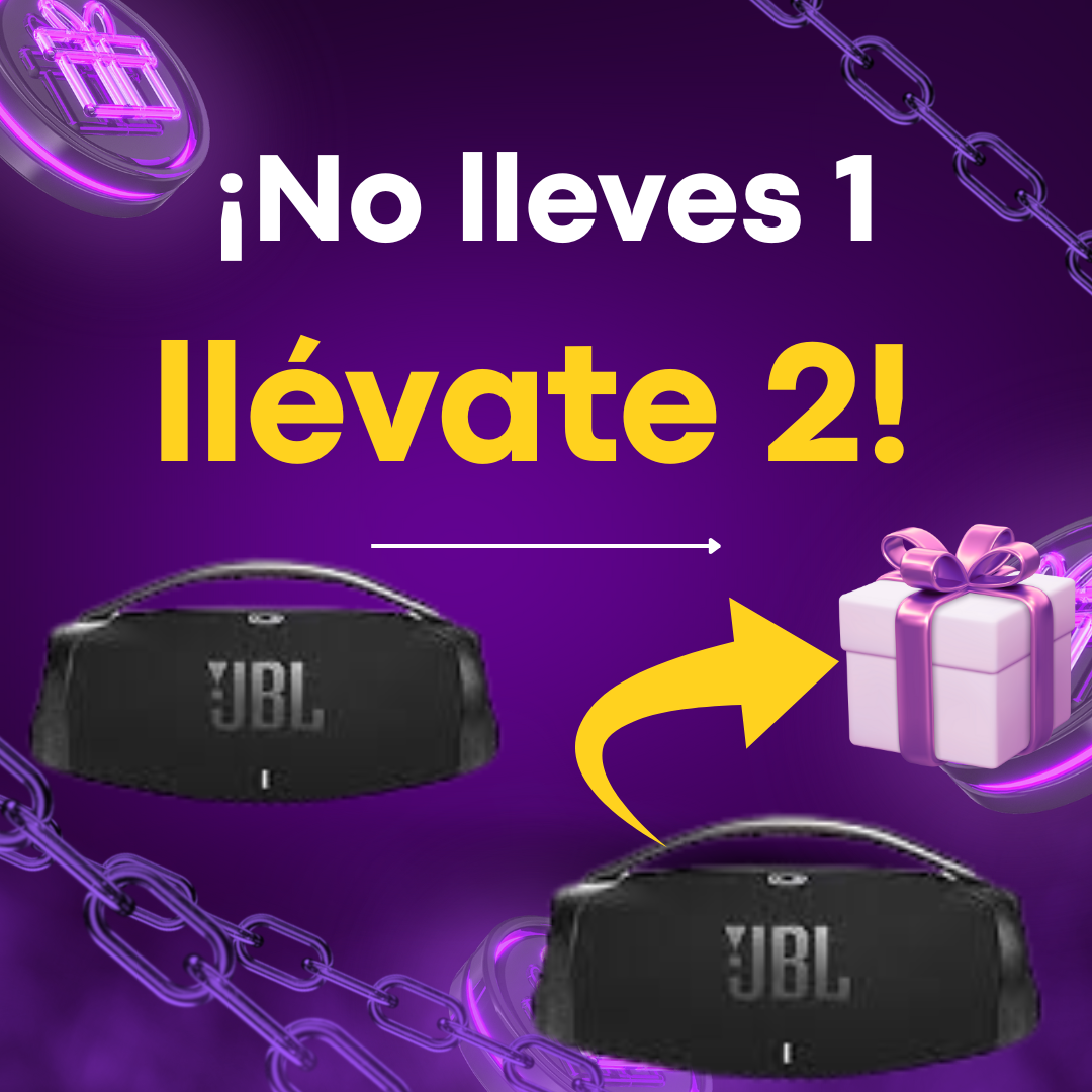 🔊 ¡No lleves 1, llévate 2 JBL Charge 3 al precio de 1!