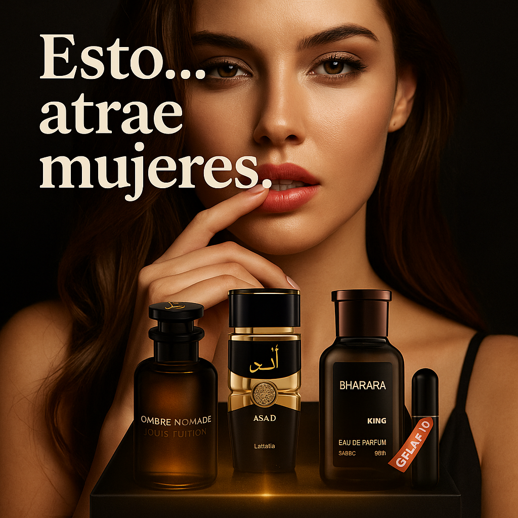 🔥 El combo de perfumes que transforma hombres comunes… en inolvidables.