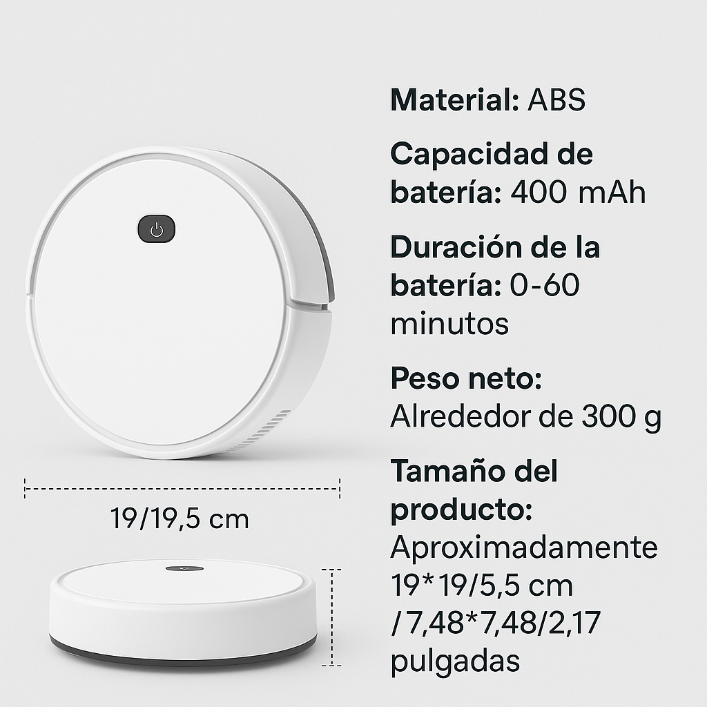 SmartSweep Pro™ – Robot Aspirador 3 en 1
