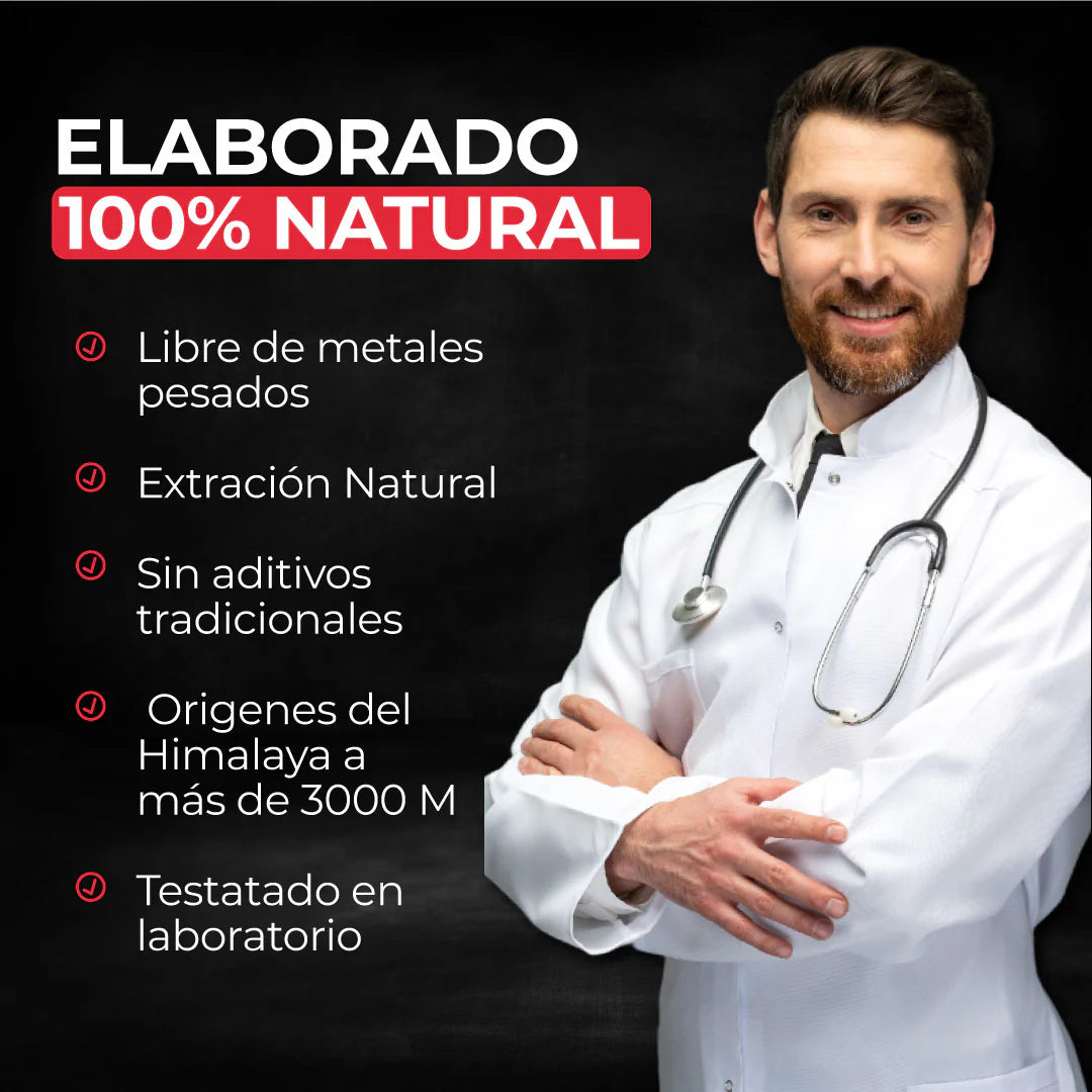 ⚡ Shilajit Puro del Himalaya + Shilajit Gummies GRATIS La combinación definitiva para energía, potencia y rendimiento diario.