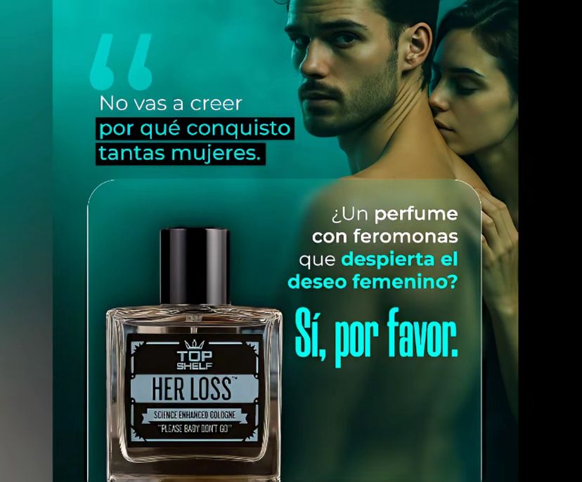 Her Loss™ 100 ml – El perfume con feromonas que despierta deseo... 💥 ¡Y recibe un perfumero de regalo al comprar hoy!