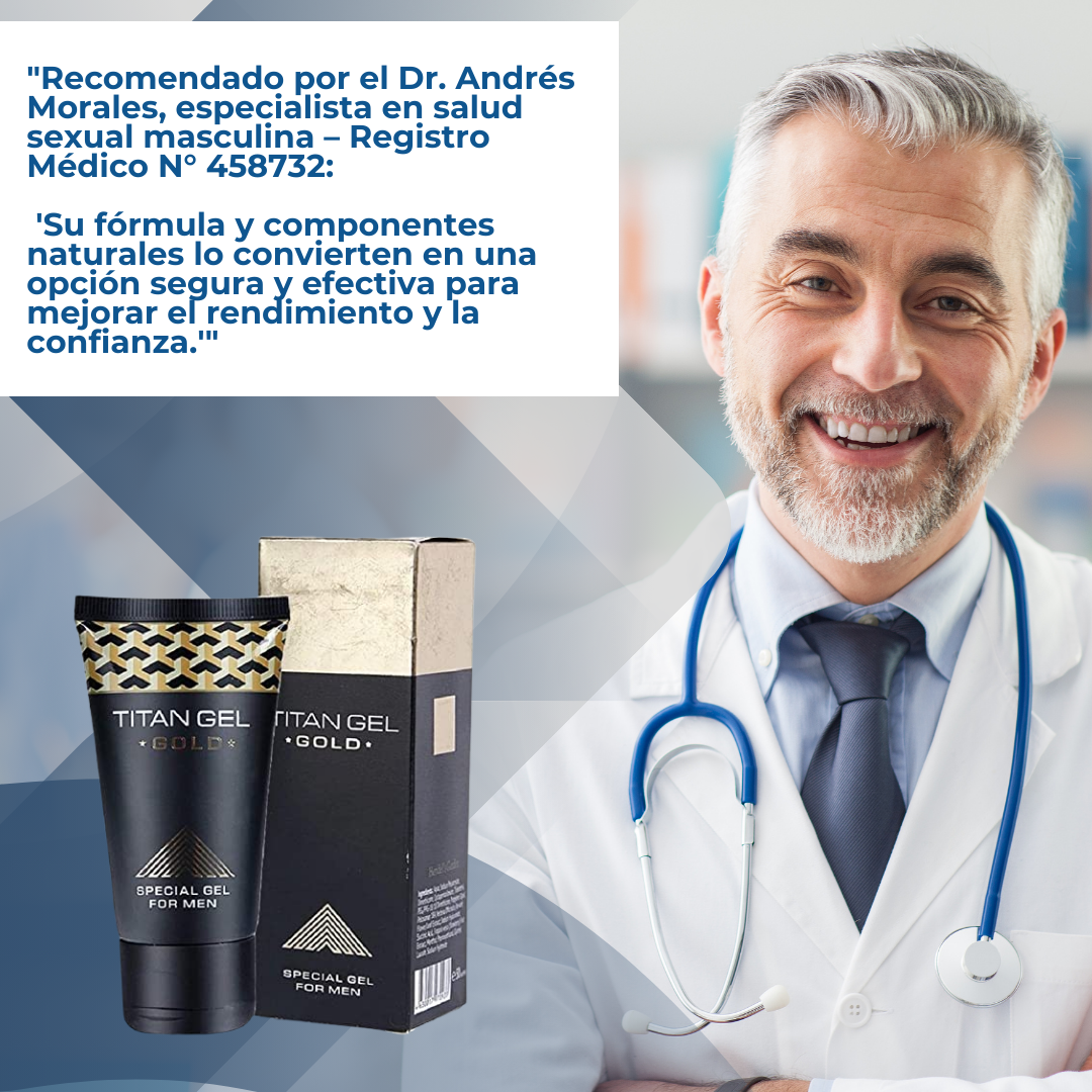 Titan Gel GOLD – Potencia, Confianza y Vitalidad en un Solo Paso 💪🧴