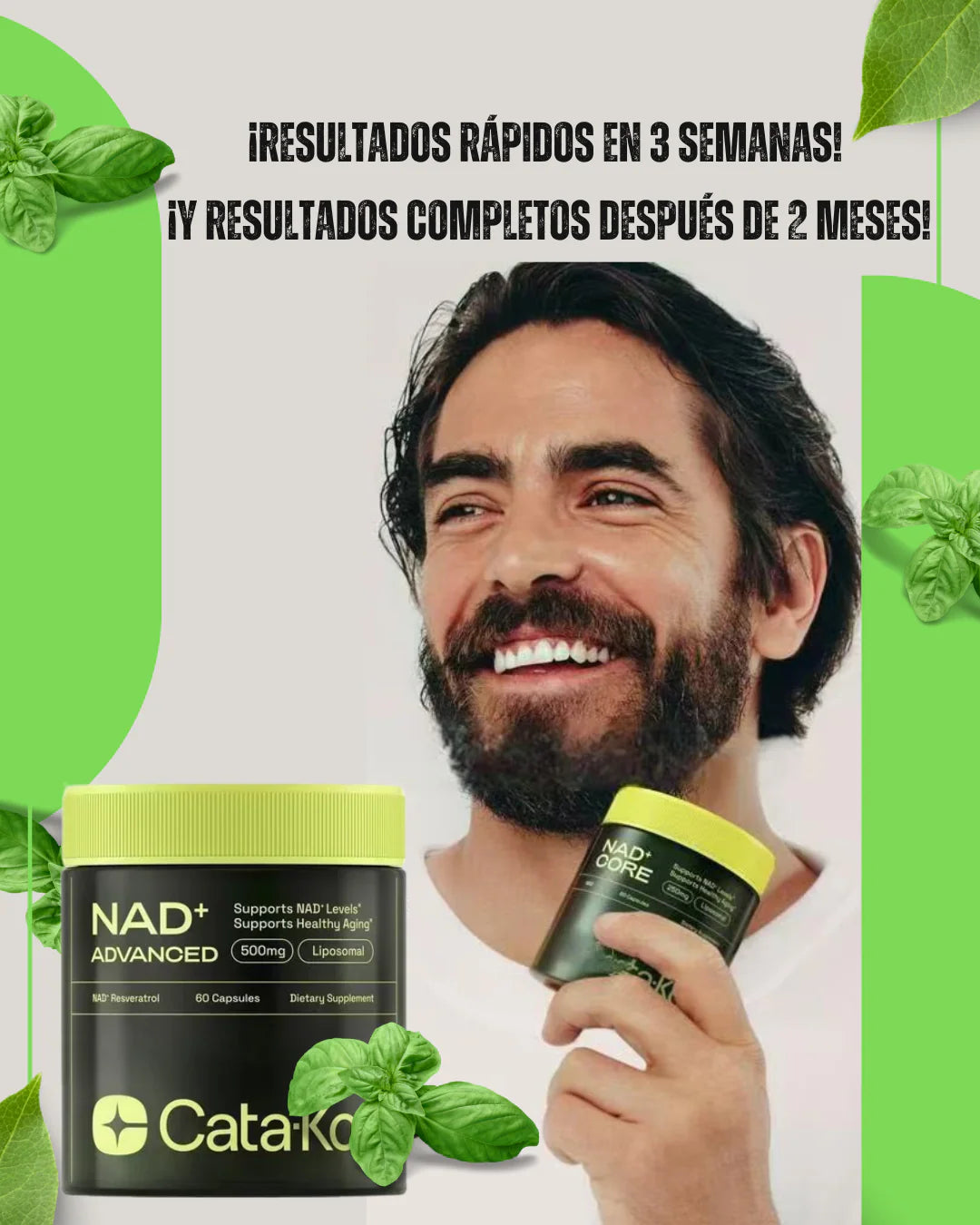 ⚡ NAD+ Advanced: La Fórmula Natural Que Apoya Tu Energía, Tu Metabolismo y Tu Bienestar Celular