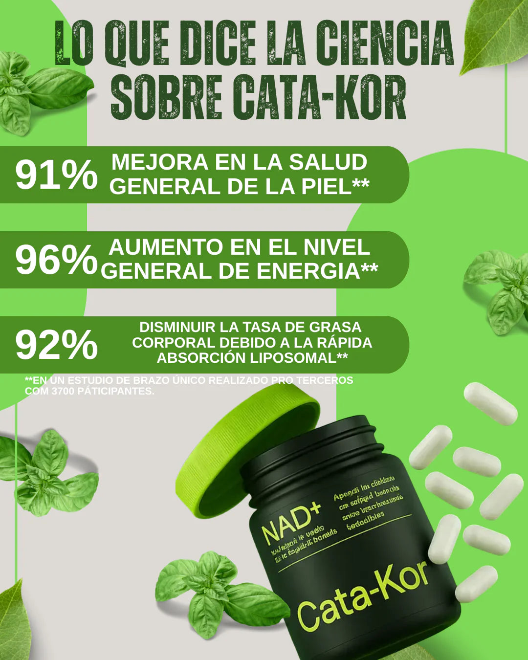 ⚡ NAD+ Advanced: La Fórmula Natural Que Apoya Tu Energía, Tu Metabolismo y Tu Bienestar Celular